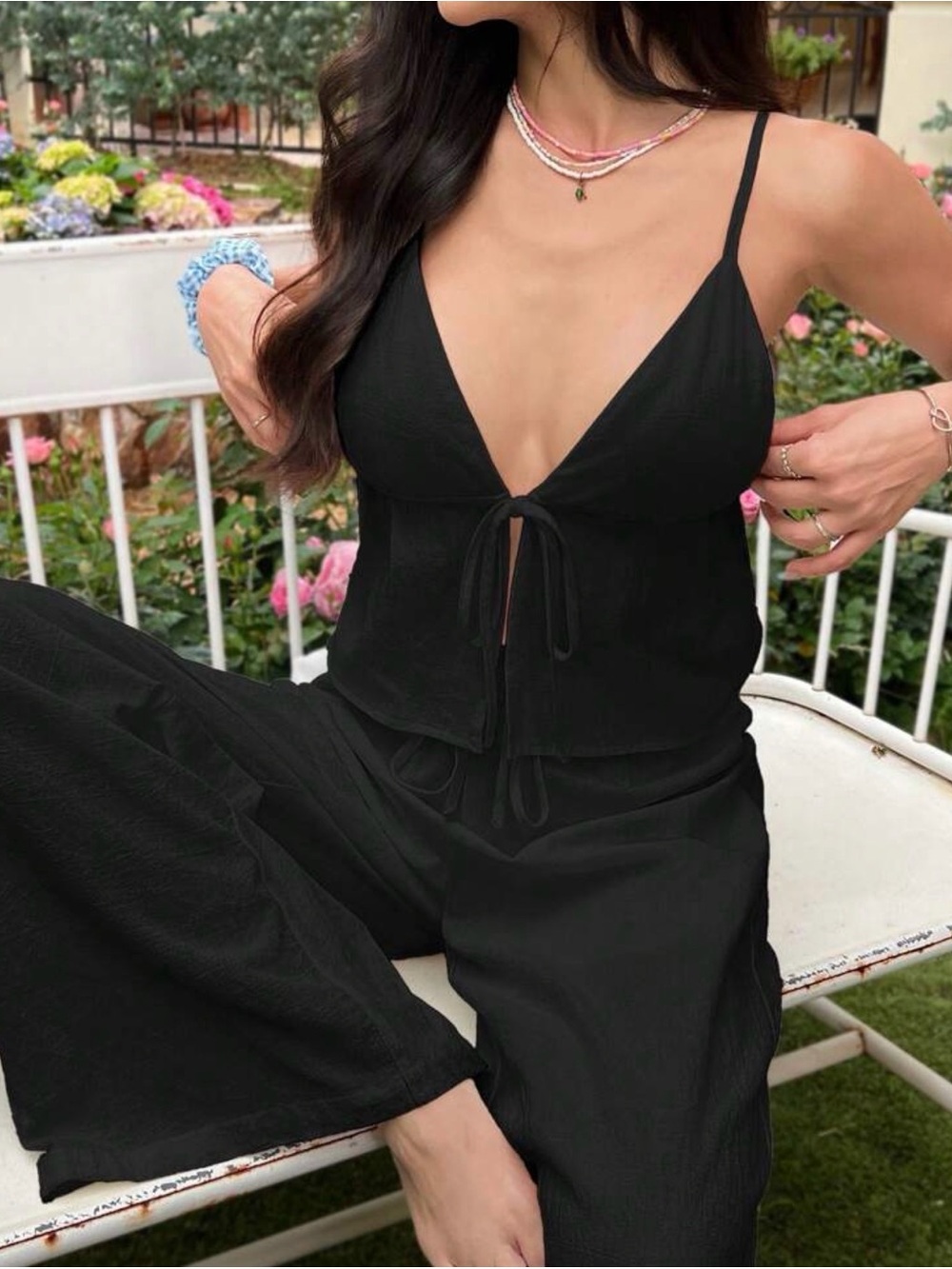 SHEIN Linen 2 Piece Set